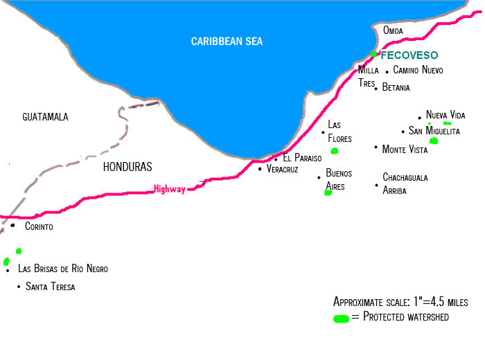 Detail of Area Where HCSC Works